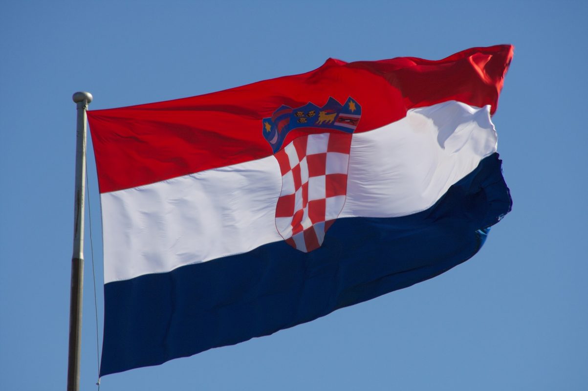 Kroatische Flagge